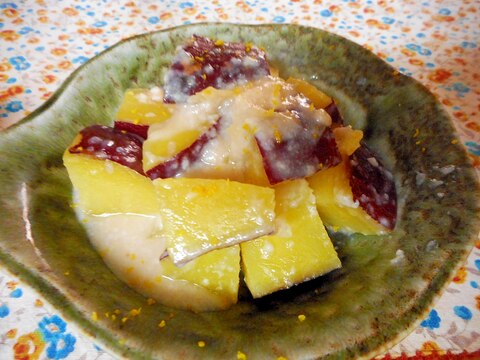 さつま芋の酒粕煮